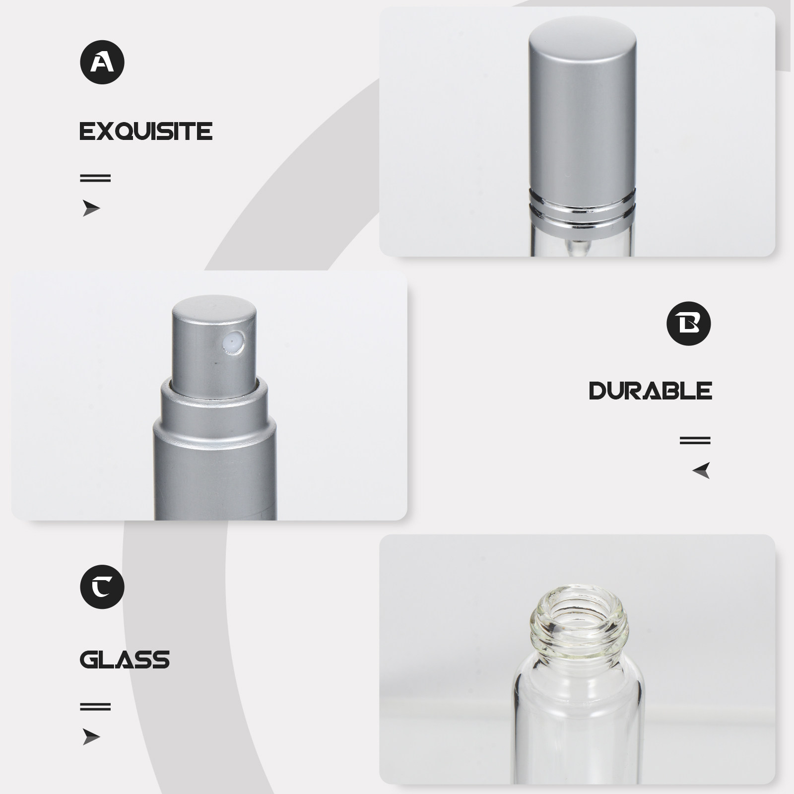 6 ชิ้น ขวดสเปรย์น้ำหอมแบบพกพาพ - Misting Bottle Fine บทวิจารณ์และราคา