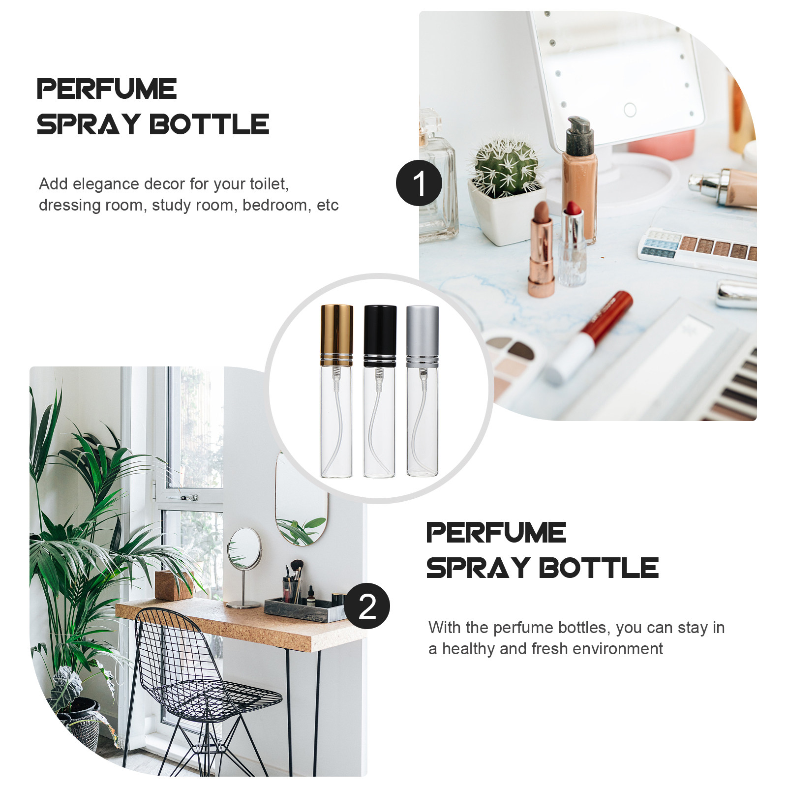 6 ชิ้น ขวดสเปรย์น้ำหอมแบบพกพาพ - Misting Bottle Fine บทวิจารณ์และราคา