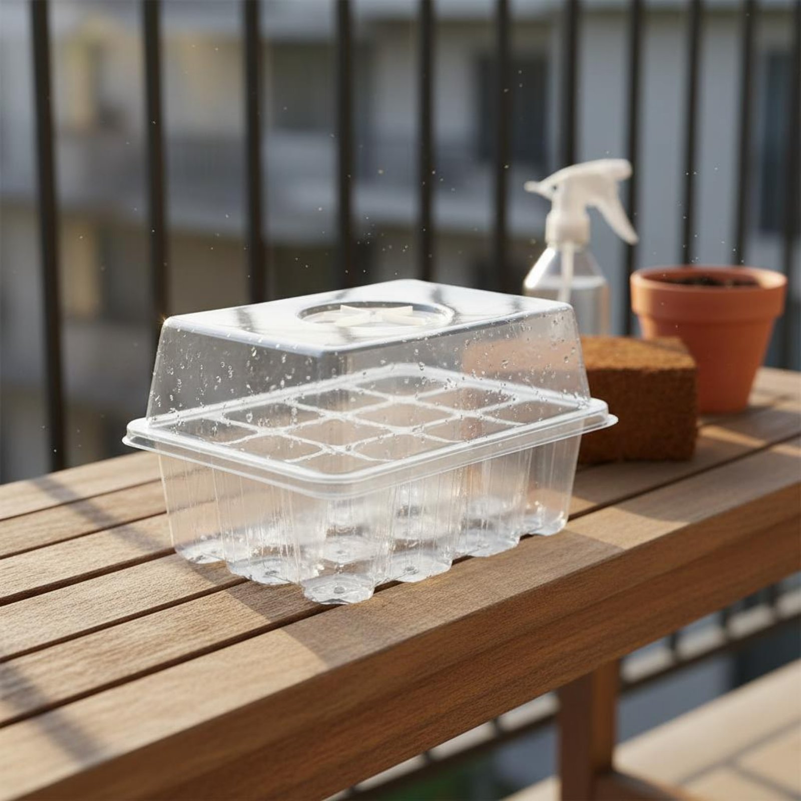ถาดเพาะเมล็ด 12 ช่อง ฝาปิดใสพิ - Humidity Dome Kit บทวิจารณ์และราคา